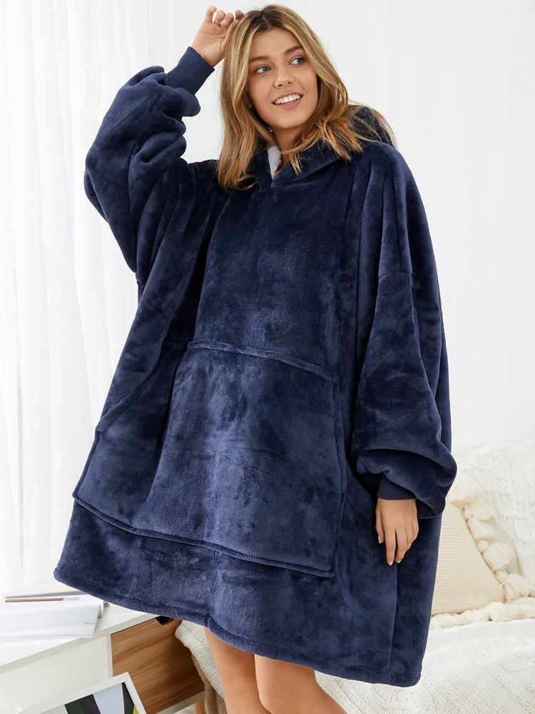 Polerón Sherpa con Capucha Oversize