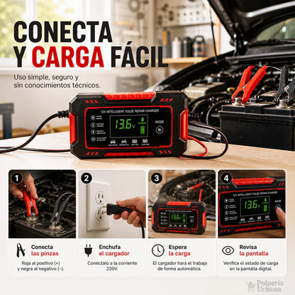 Cargador/Reparador de Batería Para Auto