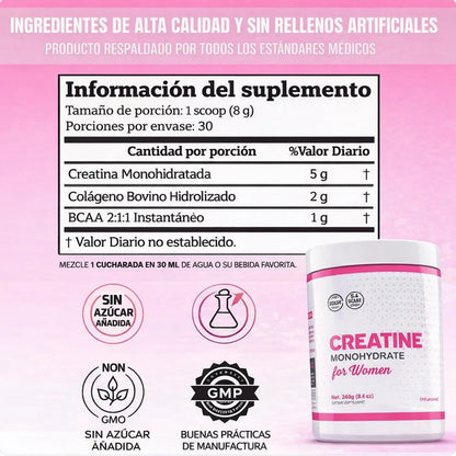 Creatina Monohidratada Woman Original Old School Labs®