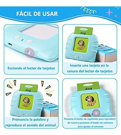 JUEGO LECTOR DE TARJETAS APRENDO INGLES
